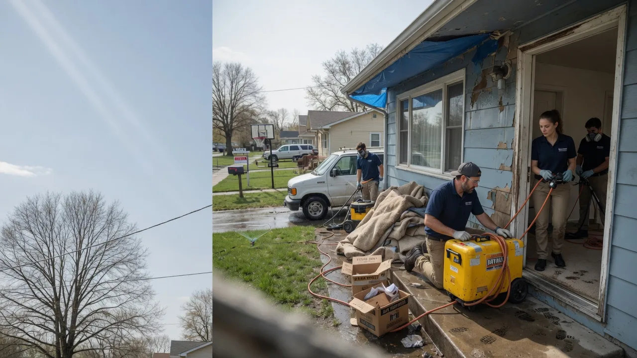 Basement Flood Cleanup in Cuervo, NM near me